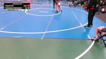 75 lbs Cons. Semi - Leilah Gita, Heart And Pride Wrestling Club vs Fernando Hernandez, Dumas Wrestling