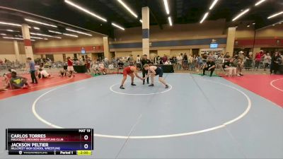 190 lbs Cons. Round 3 - Carlos Torres, Malicious Grounds Wrestling Club vs Jackson Peltier, Hillcrest High School Wrestling