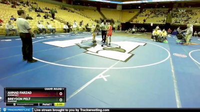 113 Class 1 lbs Champ. Round 1 - Ahmad Farzad, Roosevelt vs Breydon Pelt, Diamond