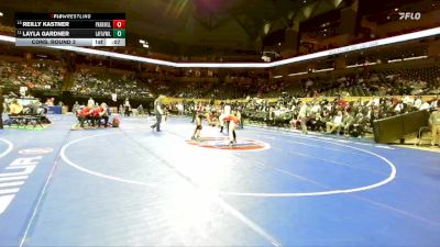 130 Class 2 lbs Cons. Round 3 - Reilly Kastner, Park Hill vs Layla Gardner, Lafayette (Wildwood)