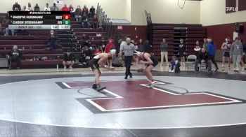 120 lbs Semifinal - Caden Steinkamp, Center Point-Urbana vs Kaesyn Husmann, Monticello