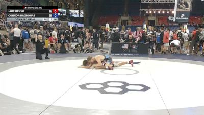 126 lbs Cons. Rd Of 64 - Jake Benyo, Pennsylvania vs Connor Bagdonas, Ohio