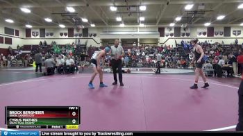 152 lbs Cons. Round 1 - Brock Bergmeier, Union, LaPorte City vs Cyrus Mathes, South Tama County