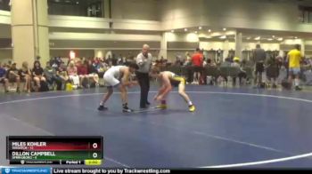 126 lbs Round 9 (10 Team) - Dillon Campbell, Springboro vs Miles Kohler, Wasatch