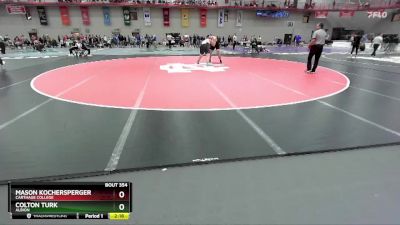 285 lbs Cons. Round 2 - Colton Turk, Albion vs Mason Kochersperger, Carthage College