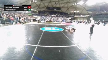 Boys 3A 132 lbs Cons. Round 6 - Owen Ensley, Sedro-Woolley vs Brayden Thacker, White River