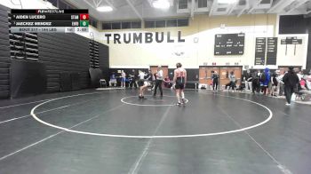 144 lbs Quarterfinal - Aiden Lucero, Stamford vs Jaeckez Mendez, East Hartford