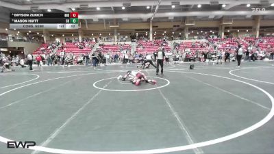88 lbs Cons. Semi - Mason Huitt, Colorado Hammers vs Bryson Zunich, Midway