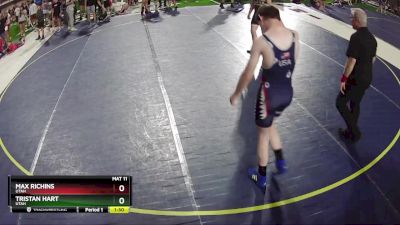 138 lbs Cons. Round 3 - Tristan Hart, Utah vs Max Richins, Utah