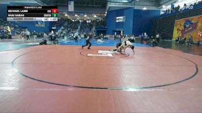 132 lbs Champ. Round 1 - Shai Sabag, Germantown Academy vs Michael Lamb, Haddonfield High Schol