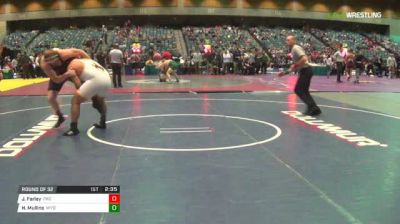 285 lbs Round of 32 - Jack Farley, Pacific vs Hunter Mullins, Wyoming