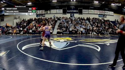 197 lbs Champ. Round 1 - Grant Cook, Minnesota State vs William Price, Minnesota State Moorhead