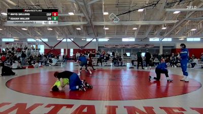 125 lbs Champ. Round 1 - Rhys Sellers, CSU-Pueblo vs Isaiah Miller, Cal Poly Humboldt