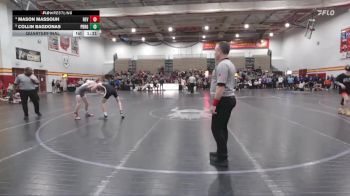 106 lbs Quarterfinal - Collin Bagdonas, Perrysburg vs Mason Massouh, Revere