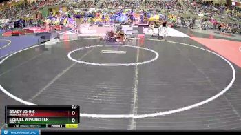 147 lbs Quarterfinals (8 Team) - Brady Johns, Mountain View vs Ezekiel Winchester, Bend