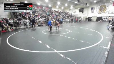 126 lbs Champ. Round 2 - Jack Burmahln, Valencia/Placentia vs Jaime Serrato, Highland