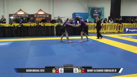 Manny Alexandre Esmeraldo Jr vs Kadon Michael Reed 2026 Pan IBJJF Jiu-Jitsu No-Gi Championship