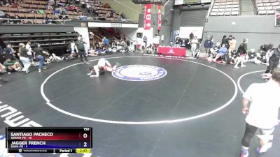 150 lbs Placement Matches (16 Team) - Santiago Pacheco, SDIKWA-FR vs Jagger French, SAWA-FR
