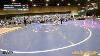108 lbs Consi Of 32 #2 - Maximilliano Espindola, Mt Adams Wrestling Club vs Mathieu Dean, Relentless Wrestling