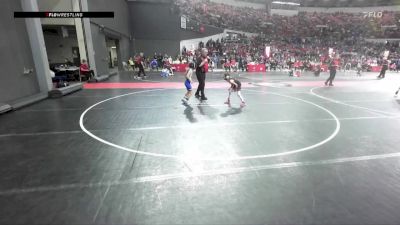 70 lbs Champ. Round 1 - Rylee Huffman, Parkview Albany Youth Wrestling vs Mia Martin, Ringers