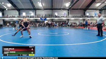 133 lbs Champ. Round 2 - Cade Willis, Augsburg vs Gaige Owens, Eureka