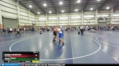 288 lbs Champ. Round 1 - Ayden Anderson, West High vs Isaac Finau, Stansbury