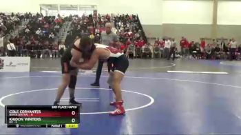157 lbs Placement Matches (16 Team) - Kaidon Winters, RIT vs Cole Cervantes, North Central