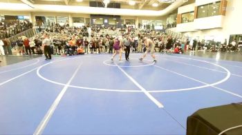 190 lbs Champ. Round 2 - Ryker Bylsma, Lehi vs Carter Egbert, Mountain Crest