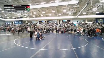 215 lbs Champ. Round 2 - Cody Perkins, Cherokee Trail vs Soren Jensen, Ridgeline