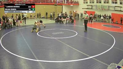 106 lbs Champ. Round 2 - Julian Zurita, Hillsboro vs Landon Morris, Cascade