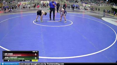 135 lbs Cons. Round 1 - Jay Sage, Ascend Wrestling Academy vs Jase Chaulet, Basin Bulldog Youth Wrestling