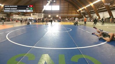 140 lbs Semifinal - Gavin Mangano, Kd vs Tanner Guenot, M2 Training Center