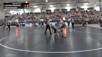 A 126 lbs Cons. Round 2 - Matthew Pennington, Eagleville High School vs Killian Gholson, Harpeth High School