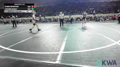 140 lbs Quarterfinal - G Man Mcintosh, Glenpool Warriors vs Cooper Nicely, Tecumseh Youth Wrestling