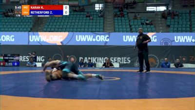 70 kg - Zain Retherford, USA vs Karan Karan, IND Scoring Highlight