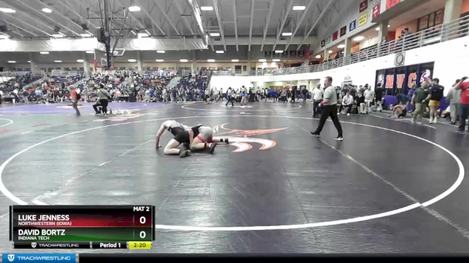 184 lbs Cons. Round 4 - Luke Jenness, Northwestern (Iowa) vs David ...