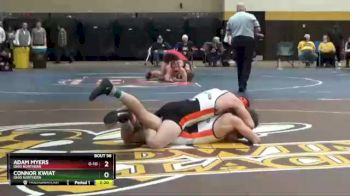 174 lbs Cons. Round 4 - Adam Myers, Ohio Northern vs Connor Kwiat, Ohio Northern