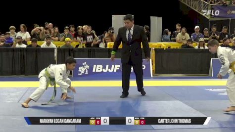 Carter John Thomas vs Narayan Logan Gangaram 2026 Pan Kids Jiu-Jitsu IBJJF Championship