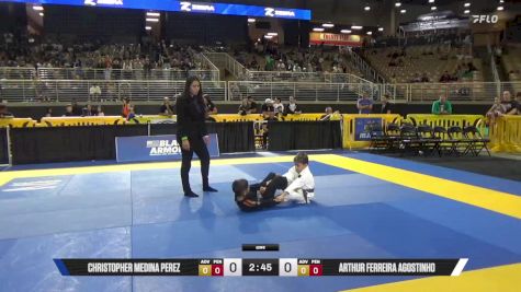 Arthur Ferreira Agostinho vs Christopher Medina Perez 2025 Pan Kids Jiu-Jitsu IBJJF Championship