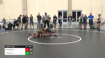 93 lbs Quarterfinal - Roman Colleton, Killa Bees MS vs Yanik Simon, GA Justice Nearfall MS