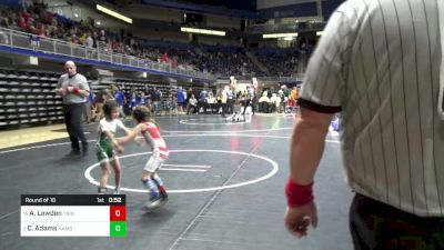 45 lbs Round Of 16 - Alexzandra Lowden, Trinity vs Camilla Adams, Hamburg