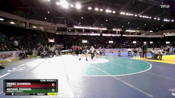 165 lbs Cons. Round 2 - Nathan Johnson, Kennedy Catholic vs Meriec Dameron, Davis