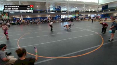132 lbs Champ. Round 4 - Jordan Harrison, Lake Gibson Braves vs Camden Redmon, Pursuit Wrestling