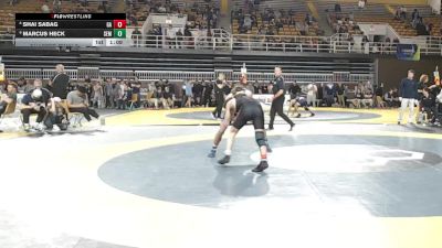 132 lbs Quarterfinal - Shai Sabag, Germantown Academy vs Marcus Heck, Wyoming Seminary
