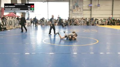 84 lbs Round 3 - 12:30pm Saturday - Vincent Antonelli, PA Gold vs Jack Kahley, PA Silver