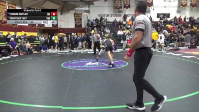 150 lbs Cons. Semi - Bentley Sly, Stuart W. Cramer vs Colin Rutlin, Christian Brothers College