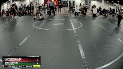 72 lbs Finals (2 Team) - Eric Bostard, Full Circle vs Matt Manriquez, Mat Warriors Black