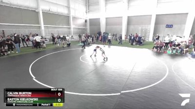 50 lbs Cons. Round 3 - Calvin Burton, Timpanogos Wrestling vs Easton Kielkowski, Cougars Wrestling Club