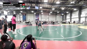 126 lbs Rr Rnd 3 - Makyla Fowler, CKWA vs Elaina Mercadante, Lady Bandits