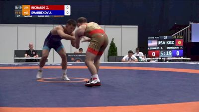 57 kg Semi Final - Zane Richards, USA vs Almaz Smanbekov, KGZ